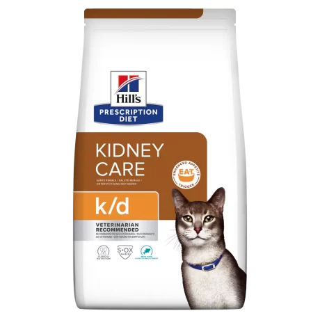 Hill's Veterinary K/D Kidney Care Dry Cat Food with Tuna