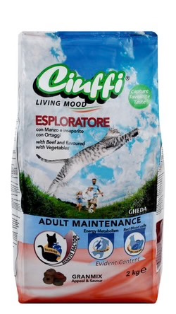 ciuffi explorator healthy , with beef and vegetables