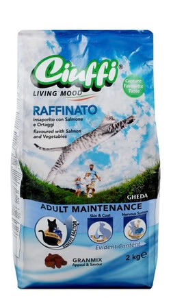 Ciuffi Dry Food for Cats Adult Salmon & Veg