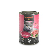 LEONARDO CAT WET FOOD for Adult Cats 400g (pure poultry)