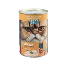 Orgo Wet Cat Food with Chicken and Vegetables in Soup 400 gr