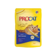 Procat Wet Food Salmon Jelly Pouch 100g