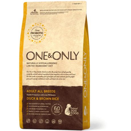 One and Only Adult All Breeds Duck & Rice Dog Dry Food
