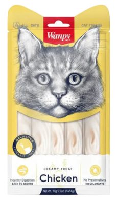 Wanpy Creamy Chicken Treats for All Cats