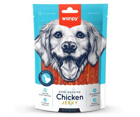 Wanpy Dog Treat Chicken Jerky 100g