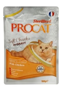 Procat Chicken Sterilised 100 gm