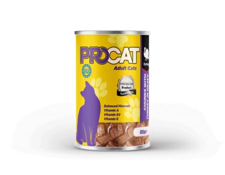 ProCat Turkey Chunks in Gravy 415g