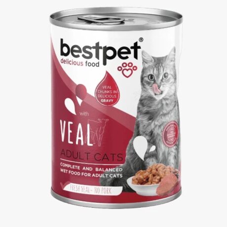 bestpet Cat Veal in Gravy 400g