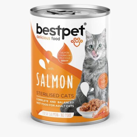 bestpet Cat Salmon Sterilised 400g
