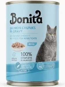 Bonita Salmon Chunks in Gravy  400g