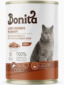 Bonita  Liver  Chunks in Gravy  400g