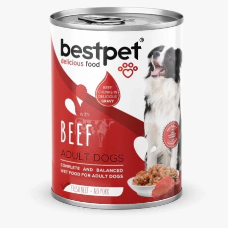 bestpet Beef in Gravy Dogs  400g