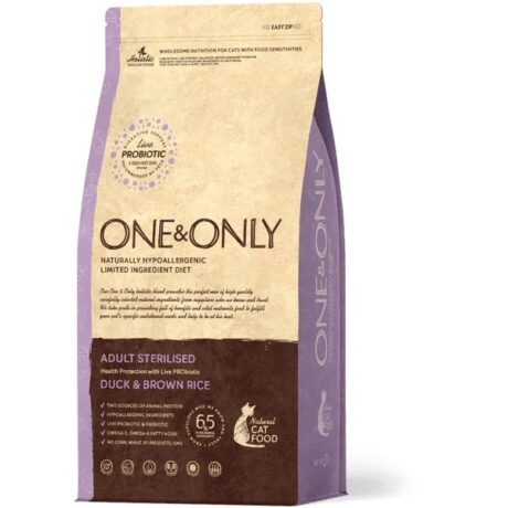 ONE & ONLY Cat Adult Sterilised Duck 2Kg
