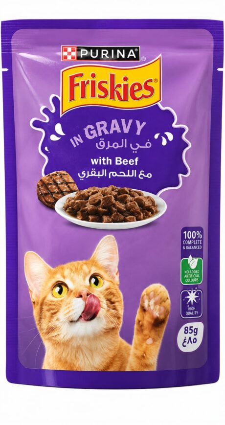 Friskies Cat Beef In Gravy 85g