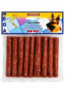 BEGA Rawhide Dog Chew Sticks10pcs