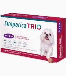 Simparica Trio 2.5-5 kg