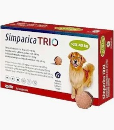 Simparica Trio 20-40 kg