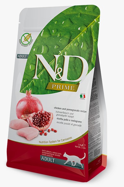 Farmina N&D Cat Prime Chicken & Pomegranate Adult 1.5kg