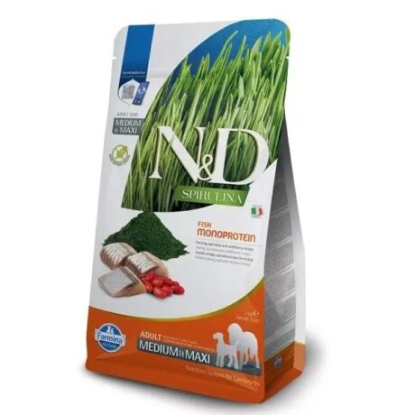 Farmina N&D Dog Spirulina Medium Maxi Herring 7Kg