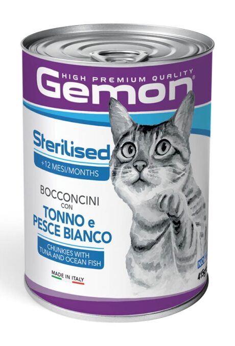 Gemon Sterilised Chunks Tuna&Ocean Fish 415 g