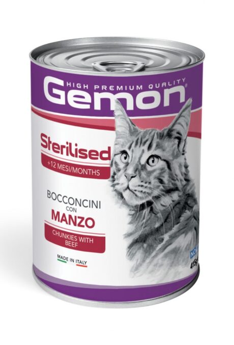 Gemon Sterilised Chunks Beef  415 g