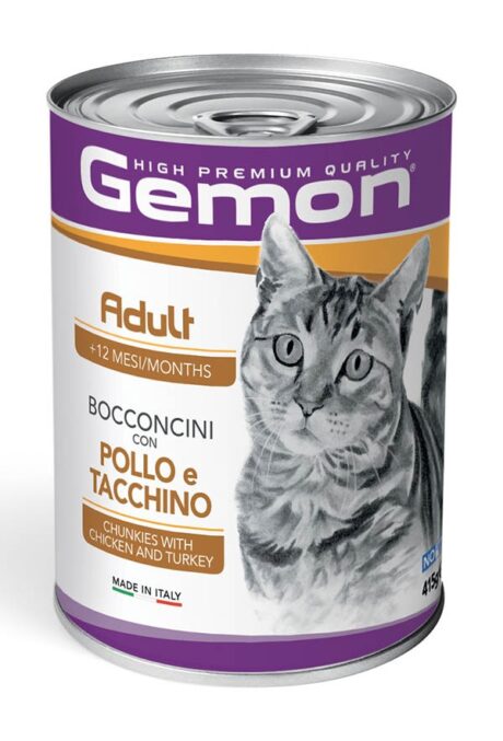 Gemon Chunks Chicken&Turkey 415 g