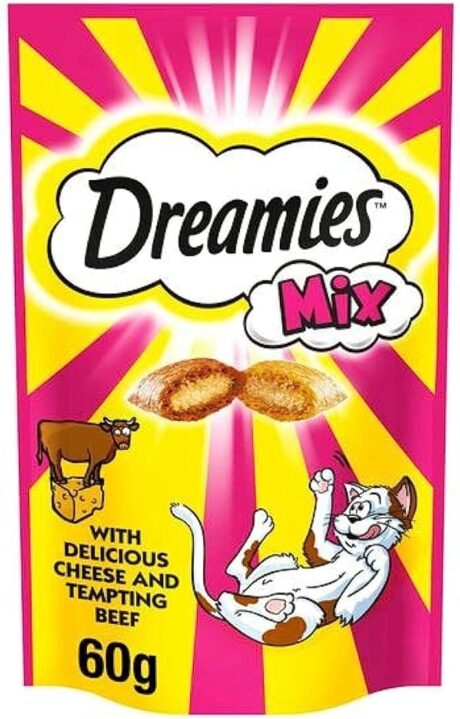 Dreamies Mix Beef Cheese 60g