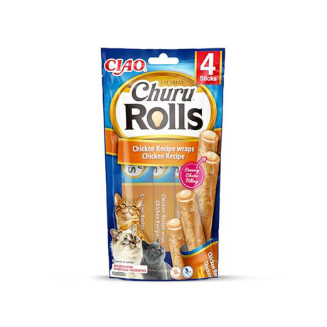 Churu Rolls Chicken Recipe Wraps 40g 4PC
