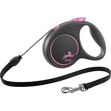 Flexi Black Design M Cord 5m Pink