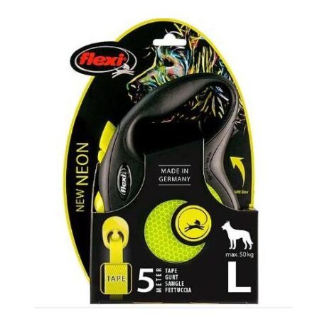 Flexi New Neon L Tape 5m Yellow