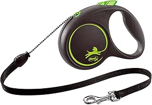 Flexi Black Design M Cord 5m Green