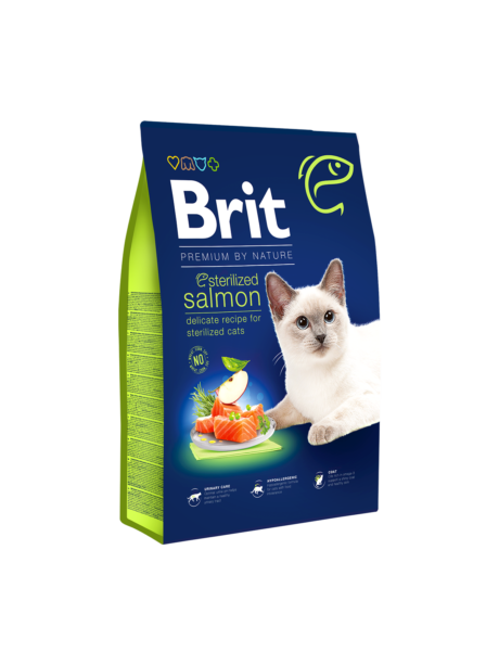 Brit Cat Adult Salmon Sterilized 1.5kg