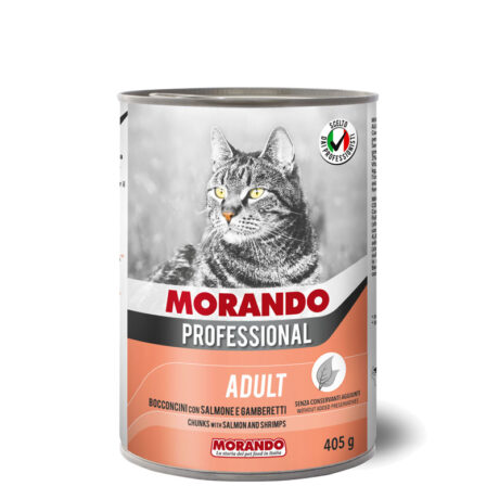 Morando cat Salmon & Shrimps 405g