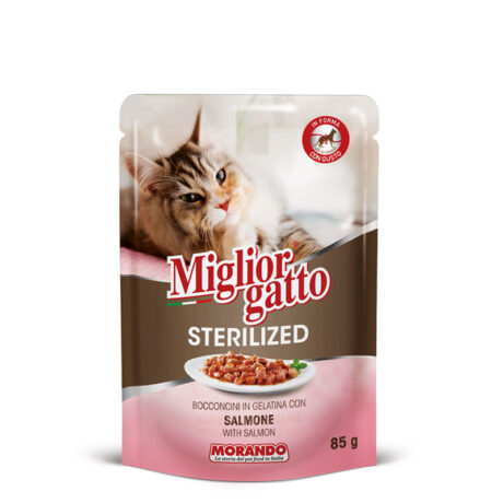 MG Cat Pouch Salmon & Sterilized 85g