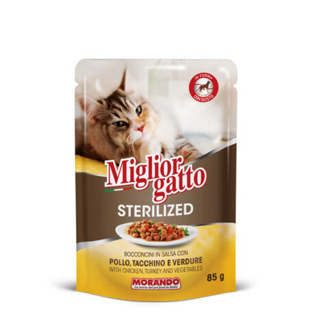 MG Cat Pouch Chicken&Turkey Sterilized 85g