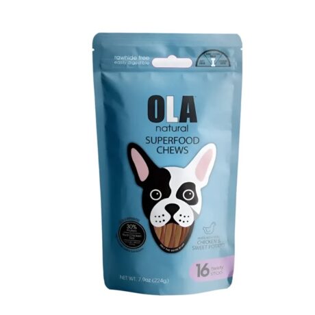Ola Chicken&sweet Potato 16 Twisty Sticks 224GM