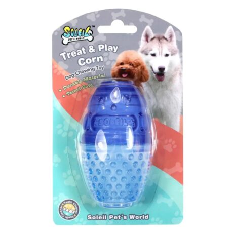 soleil - dog playing corn - tr1060