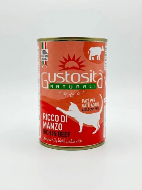Gustosita Cat Rich In Beef 400g