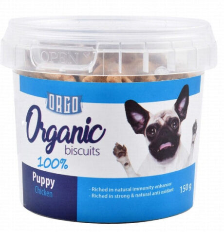 Orgo-Organic biscuits puppy 150Gr-Chicken